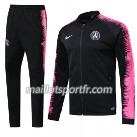 PSG Ensemble Vestes d'entrainement Noir Rose 2018/19